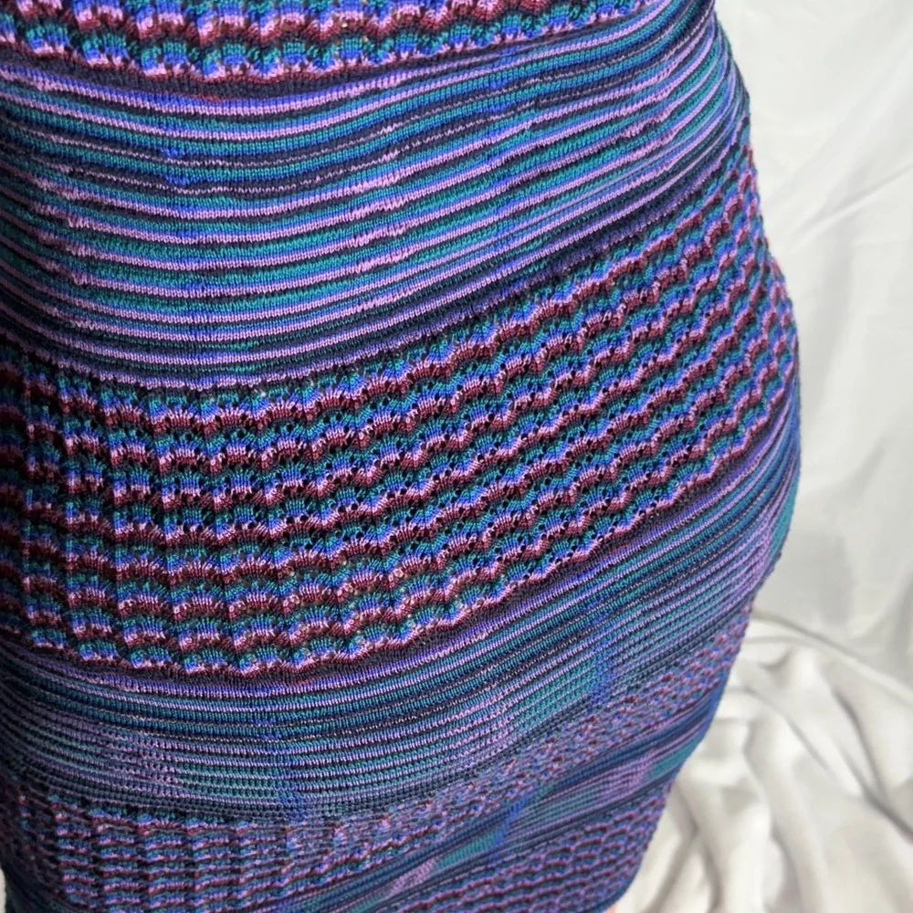 FREE PEOPLE TEAL JEWEL SWEATER KNIT BODYCON DRESS M NWT